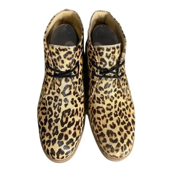 Hush Puppies Women’s Bailey Chukka Animal Print Calf Hair Boots Size-9 - Picture 9 of 9